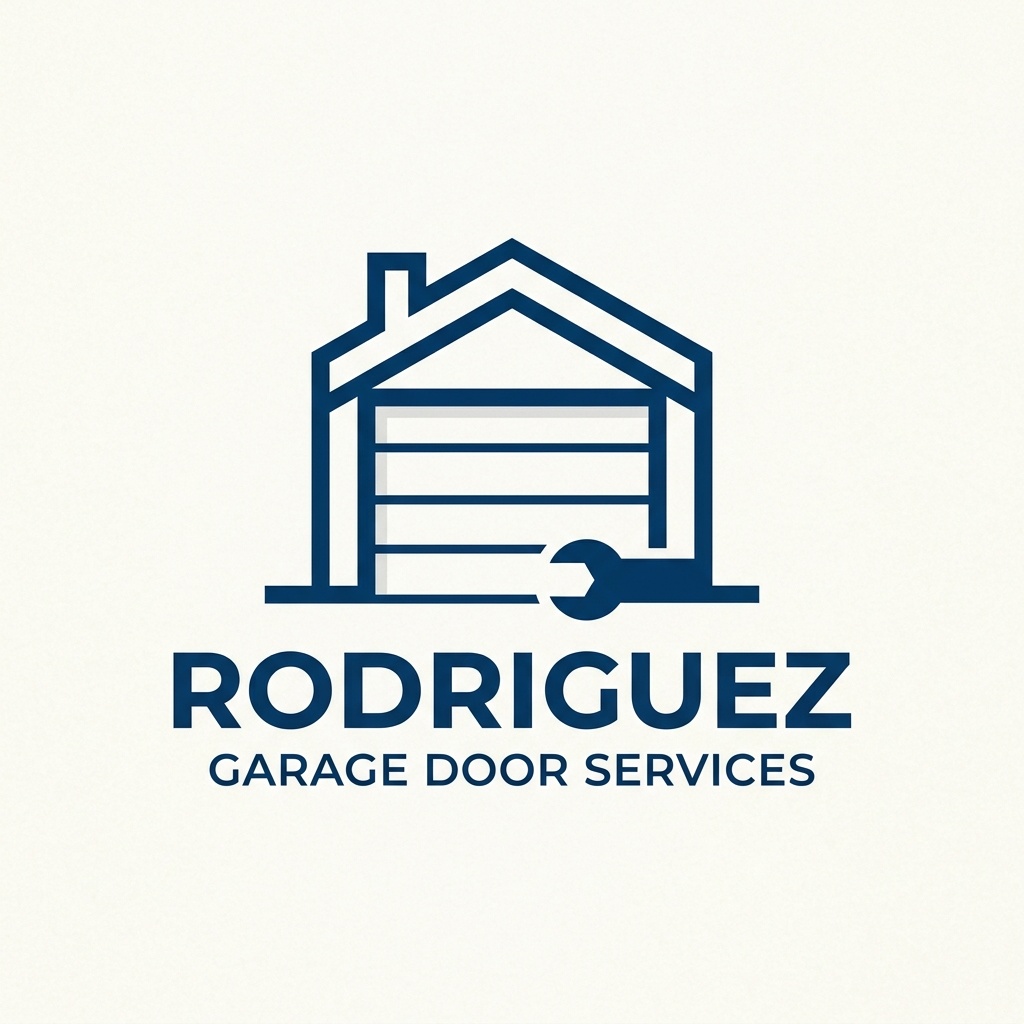 Rodriguez and Martinez Garage Door Logo